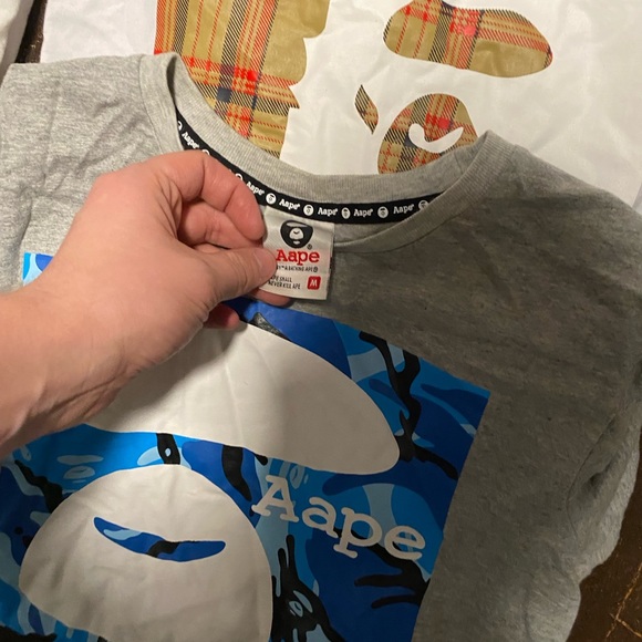 Lot of 7 Bape T Shirts Various Sizes - Picture 4 of 6